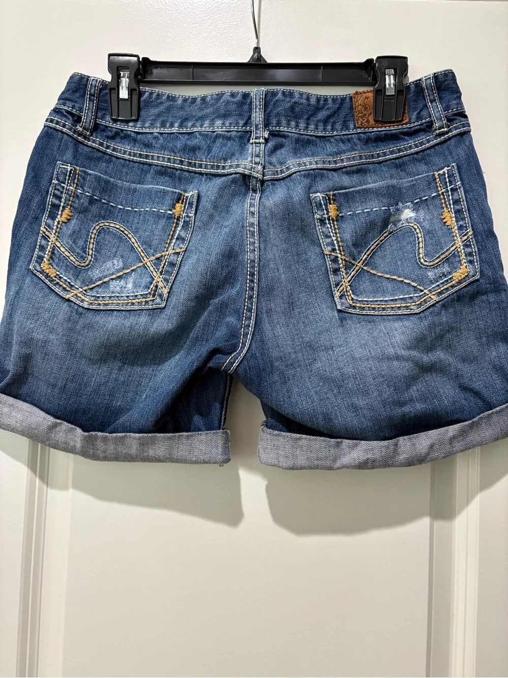 BKE Denim Hannah Cuffed Denim Shorts Size 30